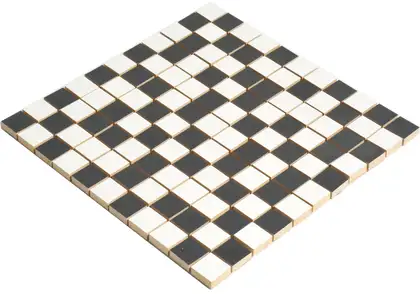 КОТТО КЕРАМІКА Мозаїка СМ 3106 C2 estet white/estet graphite  300 х 300 х 9   ( 25 х 25 ) Кераміка Лео УКРАЇНА (СМ 325106)