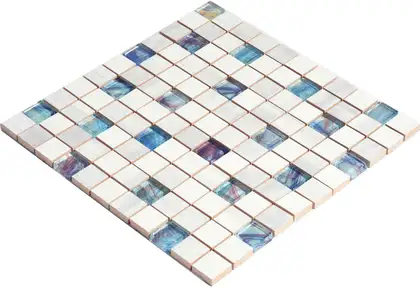 Мозаїка CM 3107 C3 Laterizio Griz-Laterizio Bianco-Line Glass 300x300x9 Котто Кераміка (СМ 325107)