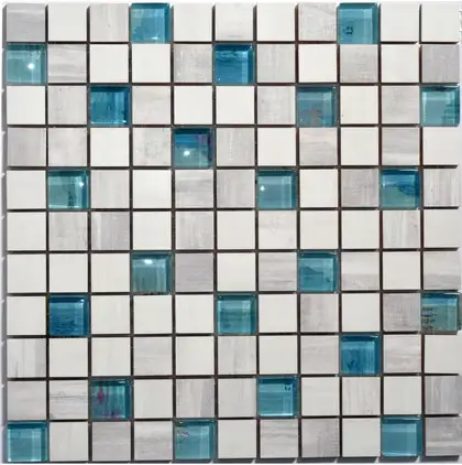 Мозаїка CM 3108 C3 Laterizio Griz-Laterizio Bianco-lgrunde Glass 300x300x9 Котто Кераміка (СМ 325108)