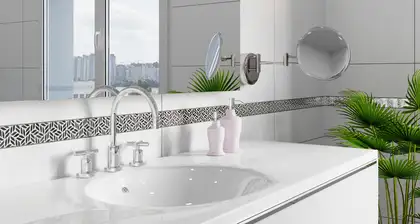 КОТТО КЕРАМІКА Фриз скляний GFР 9025010 print10  25 х 900 х 8 Кераміка Лео УКРАЇНА