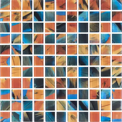 КОТТО КЕРАМІКА Мозаїка скляна GMP 0825020 С print 20 300x300 (кубик 2,5х2,5) Кераміка Лео УКРАЇНА