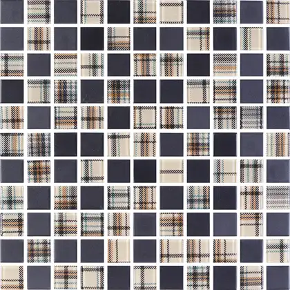 КОТТО КЕРАМІКА Мозаїка скляна GMP 0825053 С2 print 47/black mat 300x300 (кубик 2,5х2,5) Кераміка Лео УКРАЇНА