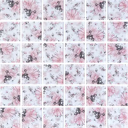 КОТТО КЕРАМІКА Мозаїка скляна GMP 0848008 С print 8 300x300 (кубик 4,8х4,8) Кераміка Лео УКРАЇНА