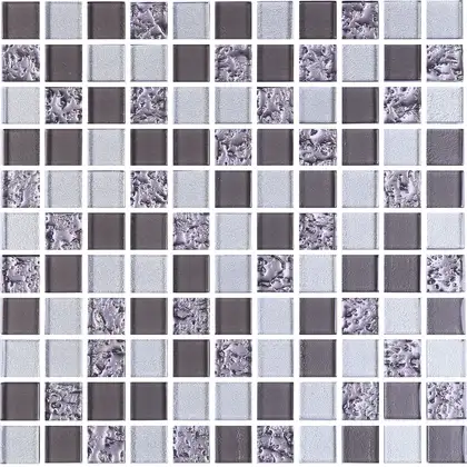 Мозаїка GM 8001 C3 Grey R S1-Grey M-Grey Silver 300x300x8 Котто Кераміка (GM 825001)