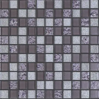 Мозаїка GM 8001 C3 Grey R S1-Grey M-Grey Silver 300x300x8 Котто Кераміка (GM 825001)