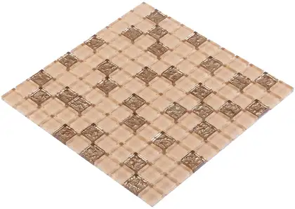 КОТТО КЕРАМІКА Мозаїка GM 8003 C2 Beige gold S1/Beige white/  300 х 300 х 8   ( 25 х 25 ) Кераміка Лео, Україна (GM 825003)