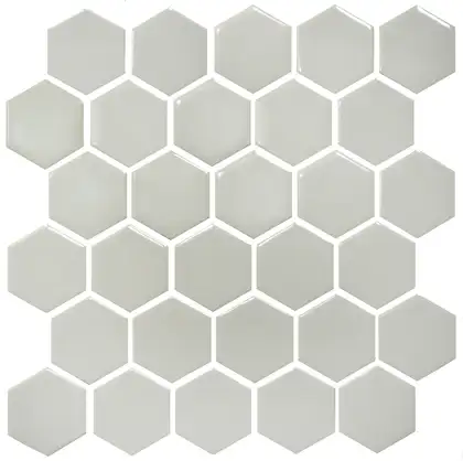 КОТТО КЕРАМІКА Мозаїка HEXAGON H 6014 Light Grey 295х298х9 Кераміка Лео УКРАЇНА