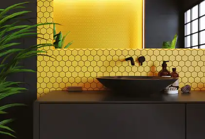 КОТТО КЕРАМІКА Мозаїка HEXAGON H 6025 Dark Yellow 295х295х9 Кераміка Лео УКРАЇНА КОТТО КЕРАМІКА Мозаїка HEXAGON H 6025 Dark Yellow 295х295х9 Кераміка Лео УКРАЇНА