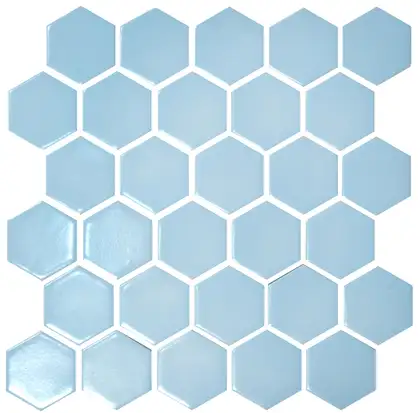 КОТТО КЕРАМІКА Мозаїка HEXAGON H 6026 Light Blue 295х295х9 Кераміка Лео УКРАЇНА