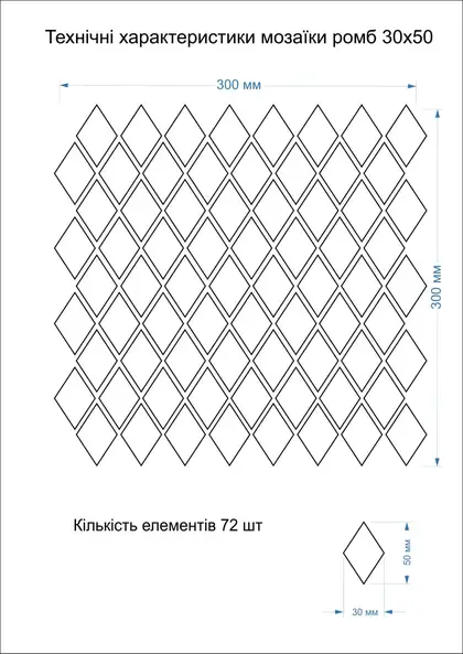 Мозаїка MI7 30500315C Muschiato 300x300x10 Котто Кераміка