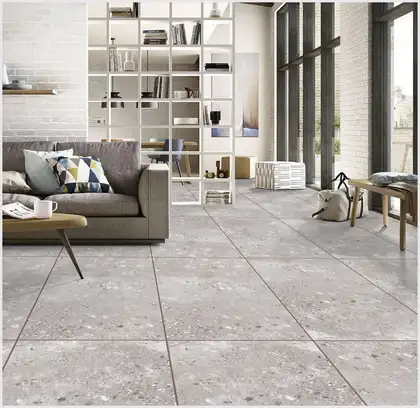 CERAMICA SANTA CLAUS Плитка керамогранітна Terazzo Grey Luster 600x1200x10 Ceramiсa Santa Claus (Terazzo Grey Luster matt 60x12)
