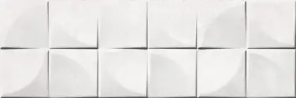Плитка стінова Quadra White 25x75 код 2897 Ceramika Color (5902627432897)