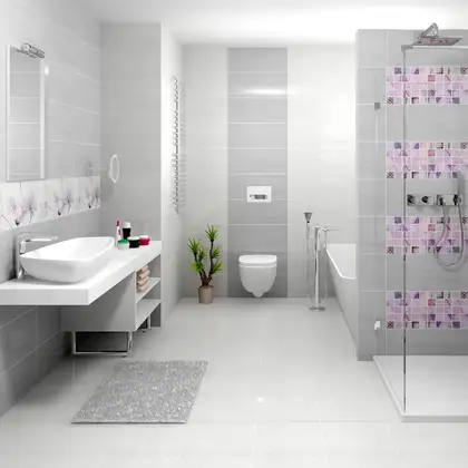Декор Скала Грей  25х60 Ceramika Color Польща (5903978235267)