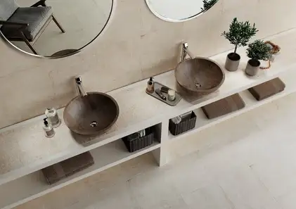 Плитка керамогранітна Vintage Dark Beige декор 400x400 Ceramika Gres (L-LDN-VTG03-40X040-075-1-3)