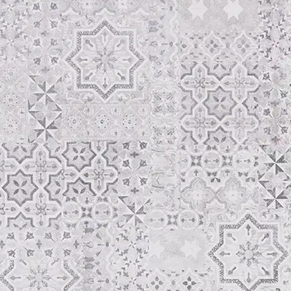 Плитка керамогранітна Vintage Light Grey декор 400x400 Ceramika Gres (L-LDN-VTG12-40X040-075-1-3)