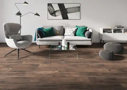 Плитка керамогранітна Tonella Brown RECT 197x1597x8 Cerrad (5903313302869)