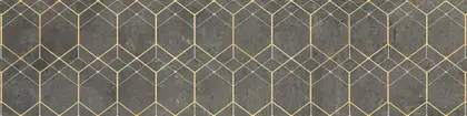 Плитка підлогова Softcement Graphite Decor Geo RECT 29,7x119,7x0,8 код 5203 Cerrad (5903313315203)