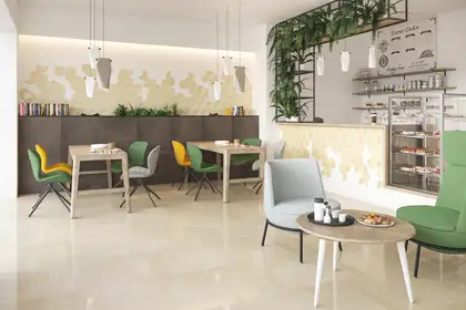Плитка підлогова Rockstone Beige RECT STR 59,8x59,8 код 2053 Ceramika Paradyz (QSR-598X598-1-ROCK.BE)