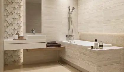 Декор Sunlight Stone Beige Geometryk 30x60 код 0915 Ceramika Paradyz (S---300X600-1-SUNL.BEG)