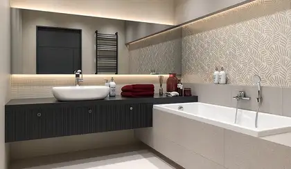 Плитка стінова Symetry Grys 30x60 код 1035 Ceramika Paradyz (S---300X600-1-SYME.GR)