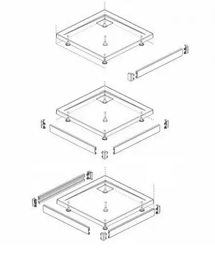 Панель душового піддона Argos WH 140, RADAWAY (001-510134004)