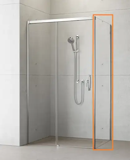 Radaway Idea S1 Бокова стінка 110 права, хром (387053-01-01R) Radaway Idea S1 Бокова стінка 110 права, хром (387053-01-01R)