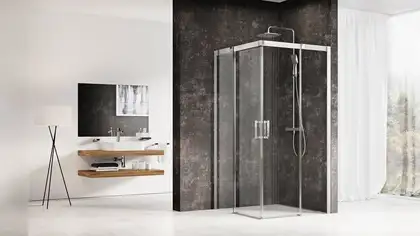 Душова кабіна квадратна MSRV4-90-90 Transparent, (1WV77C00Z1) RAVAK