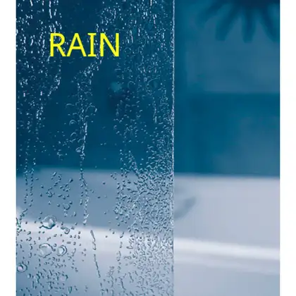 Шторка для ванни двохелементна VSK2 ROSA 150 R Rain, RAVAK (76P8010041)