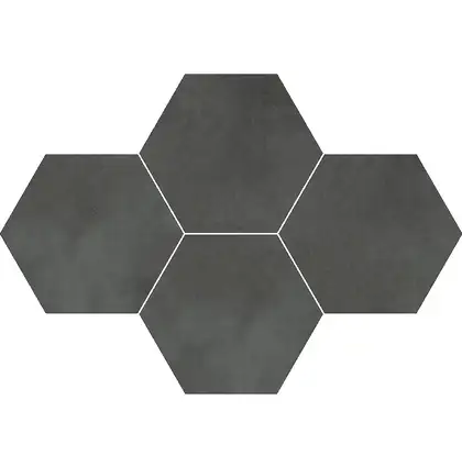 Мозаїка Town Antracite Heksagon 28,3x40,8 код 1412 StarGres (5903978231412)