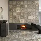 Плитка керамогранітна Kilim Black Natural 595,5x595,5x9 Aparici (25545)