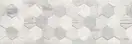 Плитка стінова Polaris Mix Hexagon RECT 250x750 Ceramika Color (5902627432255)