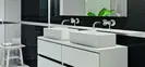Плитка стінова Java Black 25x75 код 8253 Ceramika Color (5906340498253)
