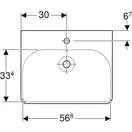 Шафка з умивальником Air-Line 600 БМ Sunwest Smile-600 Square (500.229.01.1) Geberit (Air-Line 600 БМ+Smile-600)
