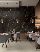 Плитка керамогранітна WA 07 Noir Sant Laurent LUC SQ 1200x2780x6 Mirage (AQN2)