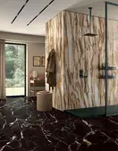 Плитка керамогранітна WA 07 Noir Sant Laurent LUC SQ 1200x2780x6 Mirage (AQN2)
