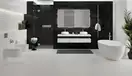 OPOCZNO Плитка стінова Black Shadow Graphic SATIN 25x75 код 5206 Опочно (TWZZ1110293760)