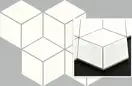 Мозаїка пресована Універсальна Bianco Romb Braid 20,5x23,8 код 1849 Ceramika Paradyz (M-P-205X238-1-UNIW.BIROBR)
