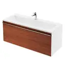 Ravak Тумба под раковину SD Clear 100x38x42 см, белый/черешня (X000000760)