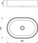 Ravak Ceramic Slim O Раковина накладна, біла (XJX01155001)