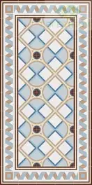 Декор 1900 Florentina-3 Celeste 200x200x8 Vives (11M0)