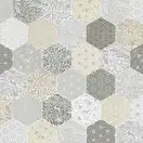 Плитка керамогранітна Hexagono Duroc Multicolor 230x266x9 Vives (46EM)