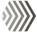 Плитка керамогранітна Hexagono Lacroix Gris 230x266x9 Vives (46EP)