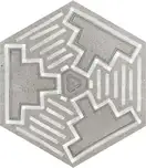 Плитка керамогранітна Hexagono Igneus Cemento 230x266x9 Vives (46FI)