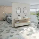 Плитка керамогранітна Hexagono Igneus Cemento 230x266x9 Vives (46FI)