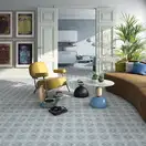 Плитка керамогранітна Pop Tile Sixties-R Celeste RECT 150x150x8 Vives (47DQ)