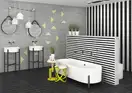 Плитка стінова Inuit Karo Black 250x750x10,5 Vives (4Y7K)