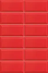 Плитка стінова Bissel Rojo 100x200 Mainzu (PT01546)