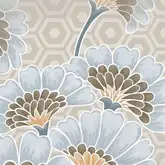 Плитка керамогранітна Vodevil Flore Gris 200x200x8 Vives (4P03)