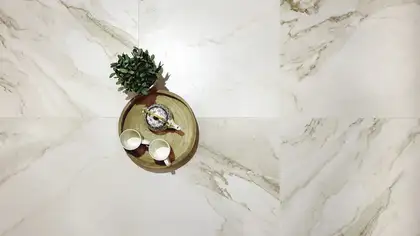 AZTECA Calacatta Gold 60 LUX Керамограніт, білий (Lux 60)