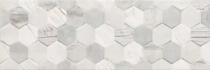 Плитка стінова Polaris Mix Hexagon RECT 250x750 Ceramika Color (5902627432255)